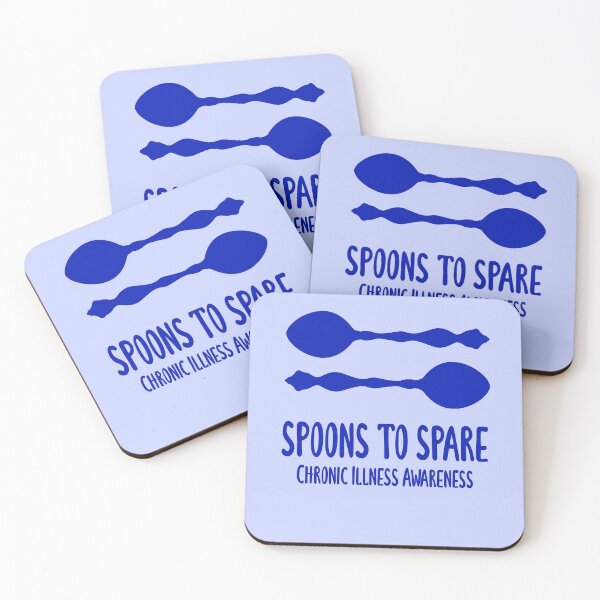 Item preview, Spoons To Spare - Chronic Illness Awareness (Indigo) designed and sold by KelseyLovelle.