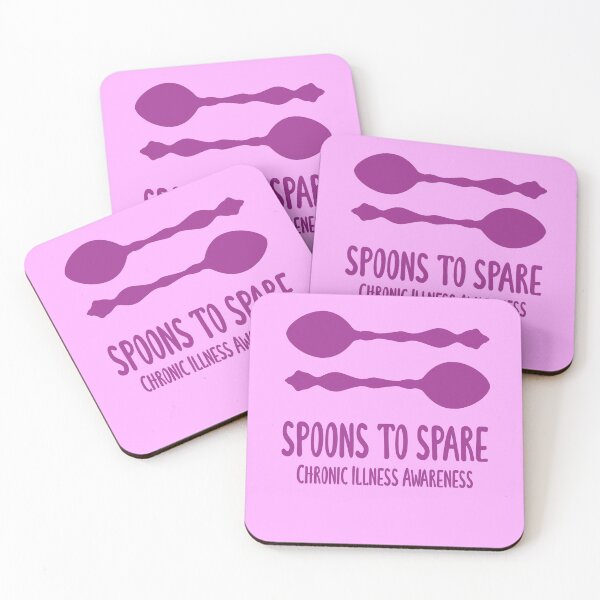 Item preview, Spoons To Spare - Chronic Illness Awareness (Magenta) designed and sold by KelseyLovelle.