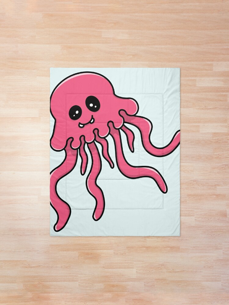Cute Jellyfish Comforter By Yaad Redbubble