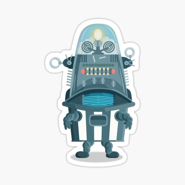 Robby the Robot Forbidden Planet Sticker – Mugged NYC
