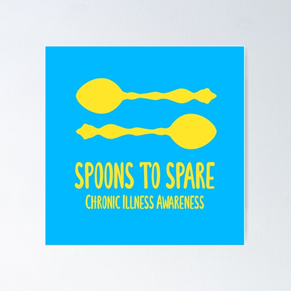 Item preview, Spoons To Spare - Chronic Illness Awareness (Yellow) designed and sold by KelseyLovelle.