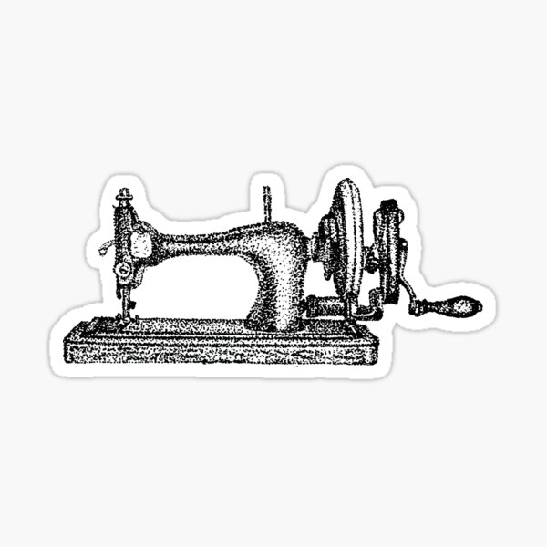 singer heavy duty sewing machine Sticker for Sale by aninak21