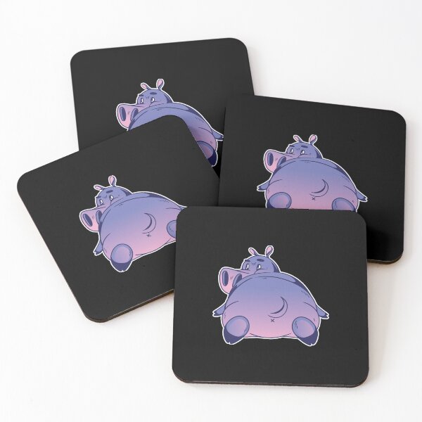 Item preview, cute cartoon hippo  designed and sold by pirminio.