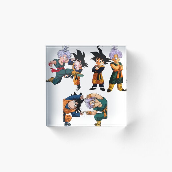 Goten and Trunks sticker 3-Pack Acrylic Block