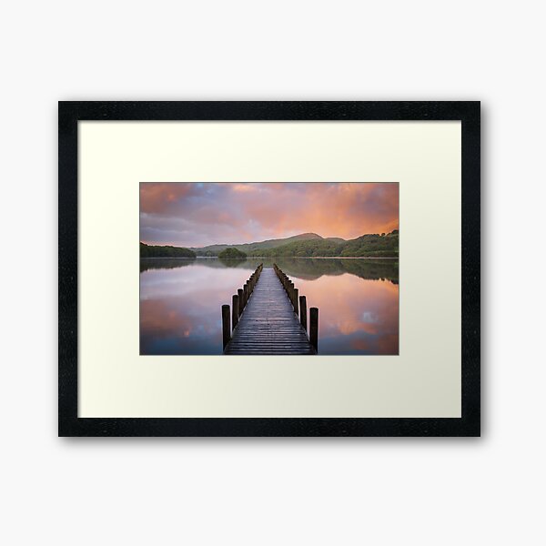 Coniston Jetty Framed Art Print
