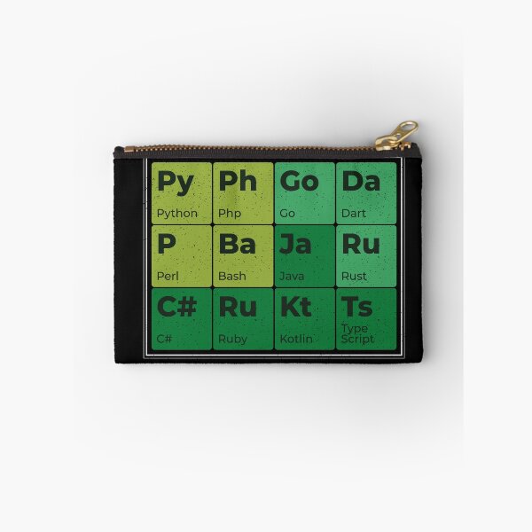 Item preview, Programming languages table designed and sold by Frergo.