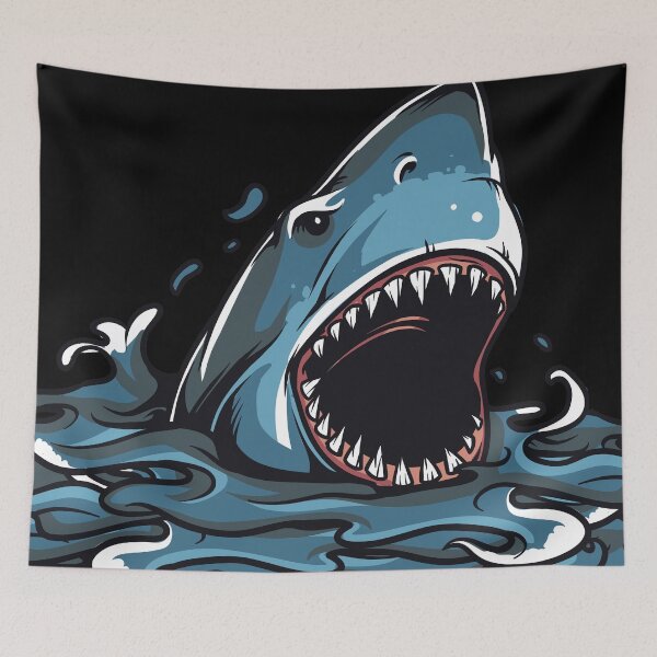 Item preview, Angry Shark designed and sold by TinoThreads.