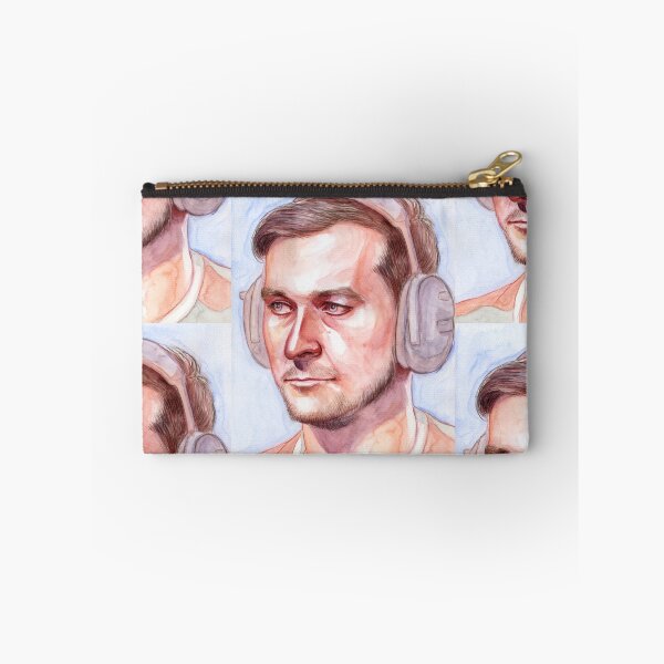 Item preview, Watercolour Portrait of Jarosław "pashaBiceps" Jarząbkowski designed and sold by PapieroweDrzewo.