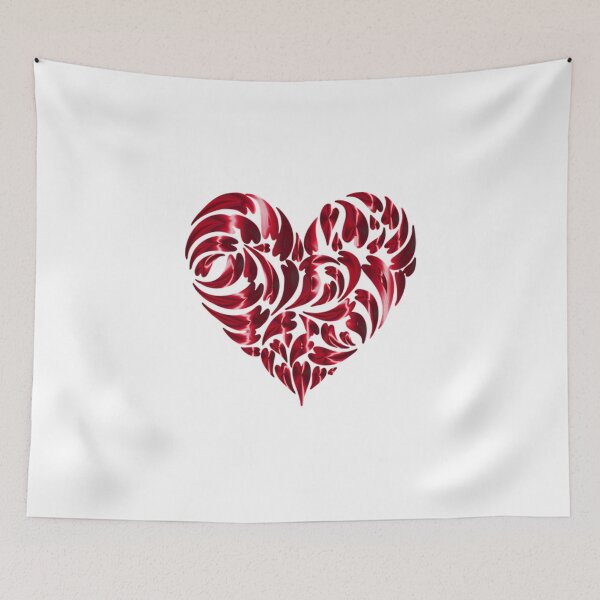 Item preview, Big Heart made from Smaller abstract hearts design designed and sold by LloydLegacy2020.