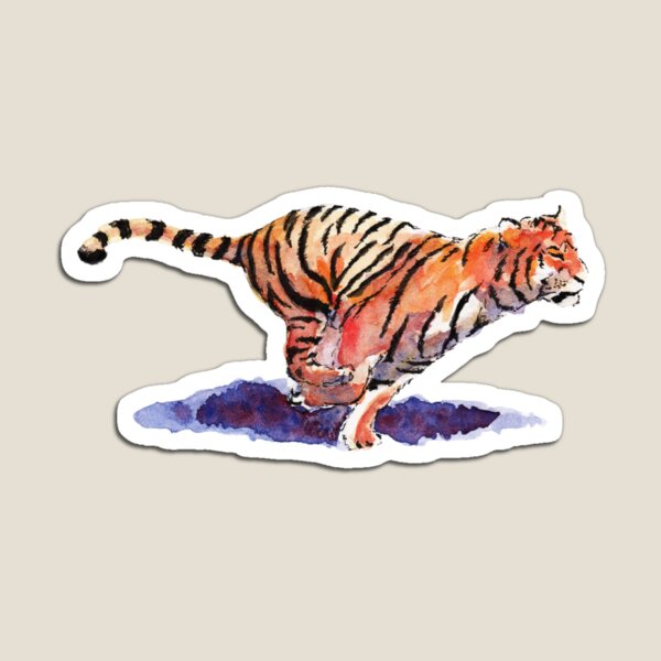 The Tiger - orange version Magnet