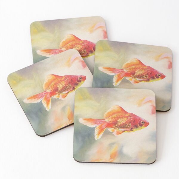 Item preview, Goldfish painting designed and sold by Emily Bickell.
