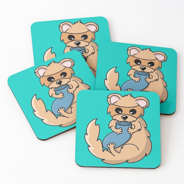 Item preview, Cute Ferret With Sock designed and sold by Yaad.