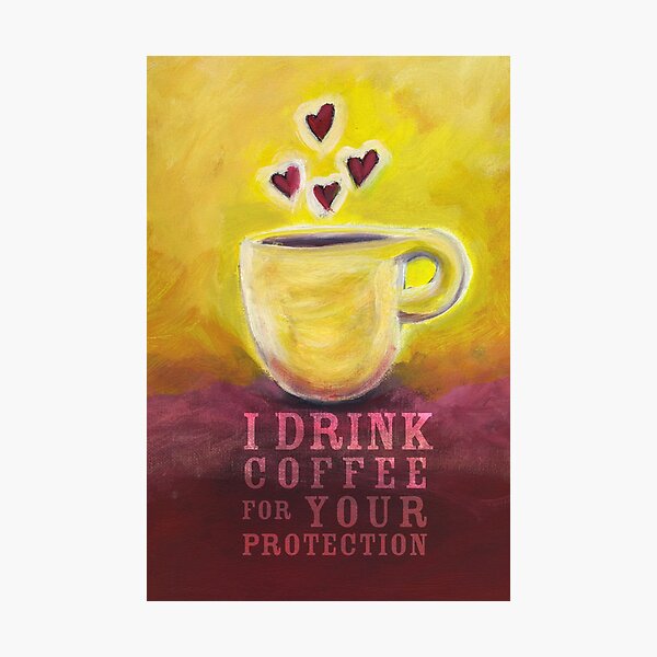 What my Coffee says to me - June 3, 2012 Photographic Print