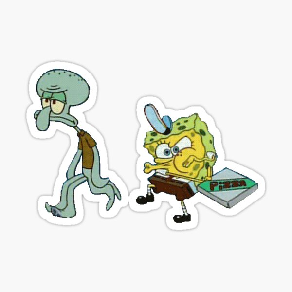 Krusty Krab Pizza Sticker