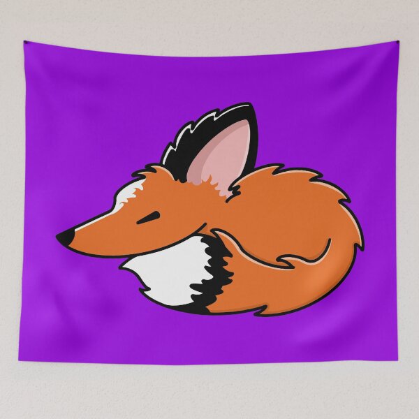 Item preview, Cute Sleeping Fox designed and sold by Yaad.