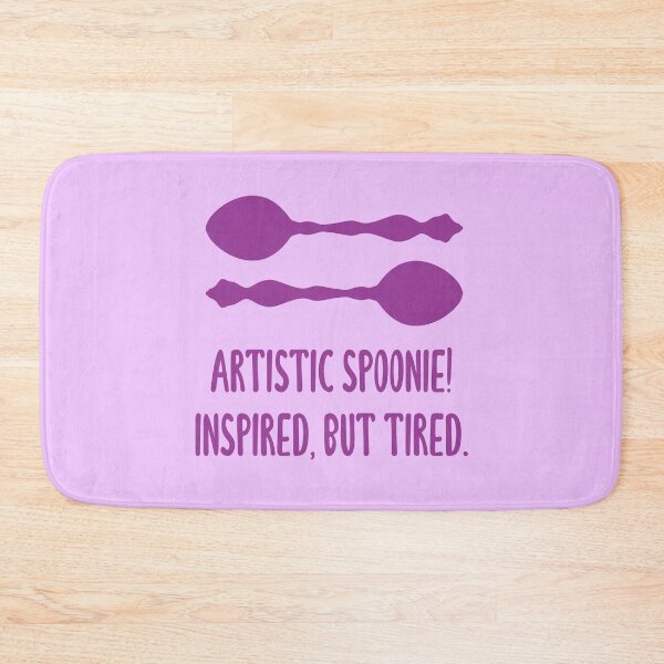 Item preview, Artistic Spoonie! Inspired, But Tired. (Pink) designed and sold by KelseyLovelle.