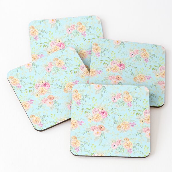 Item preview, Blue Vintage Chic Floral designed and sold by MetallicDreams.