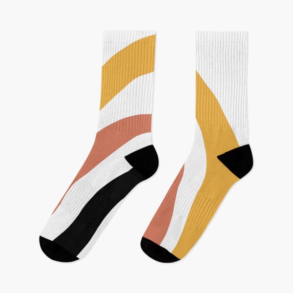 Item preview, Funky Rainbow Abstract, Yellow, Peach, Black designed and sold by meggydesigns.