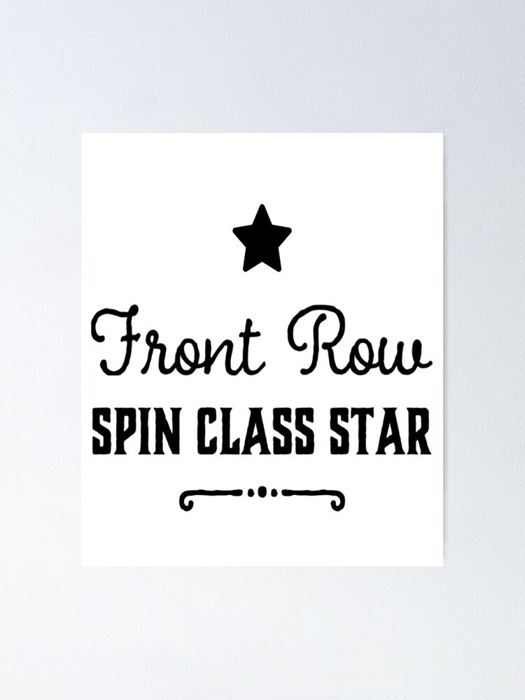 Front Row Spin Class Star