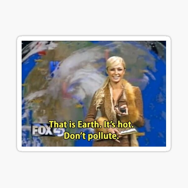 Aperçu de l'œuvre Paris Hilton Climate Change créée et vendue par swaggiemaggie.
