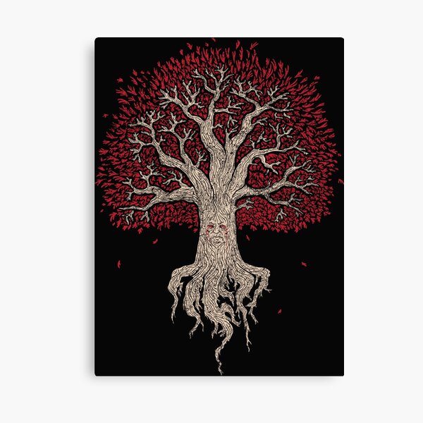 Weirwood Tree Canvas Print