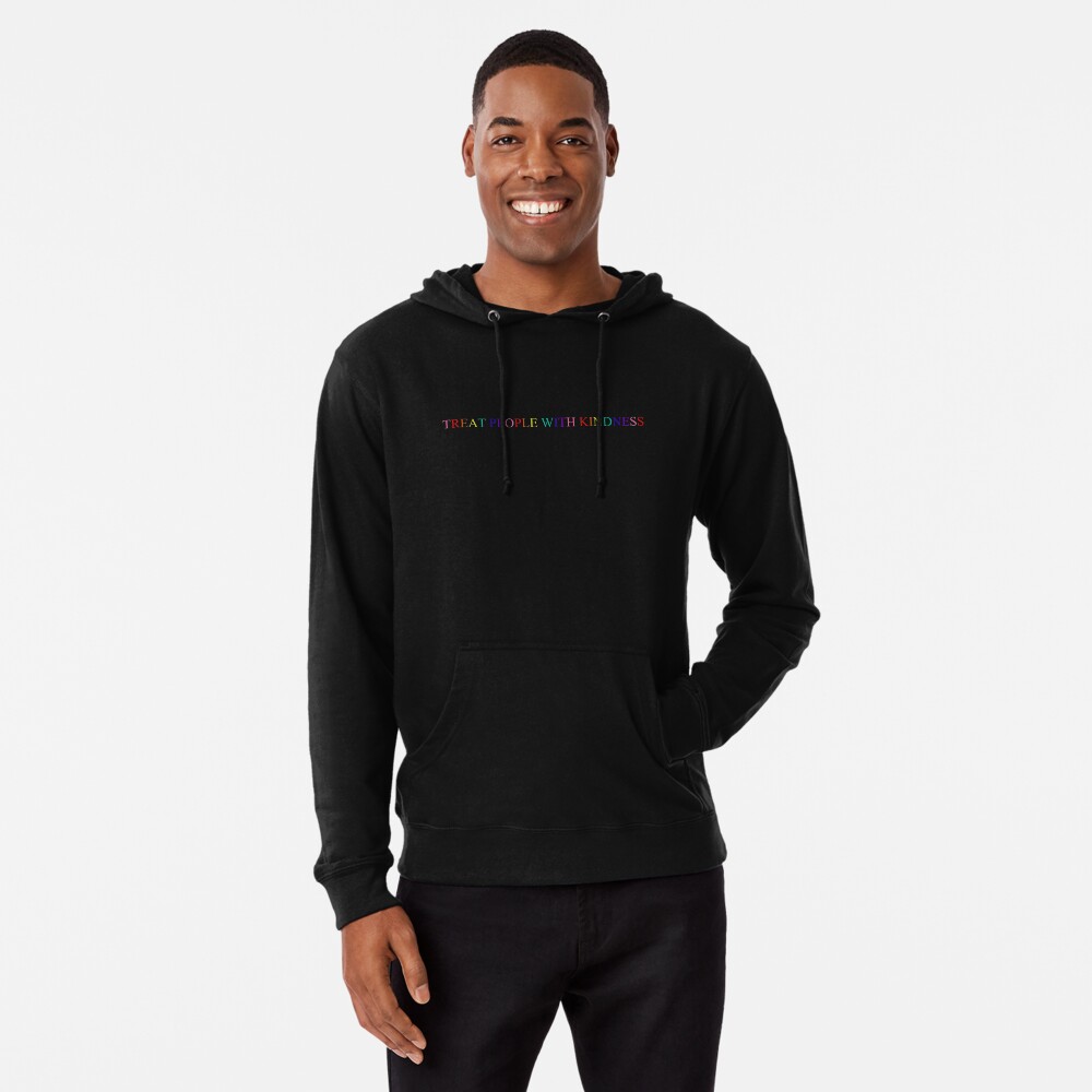 treat people with kindness rainbow hoodie