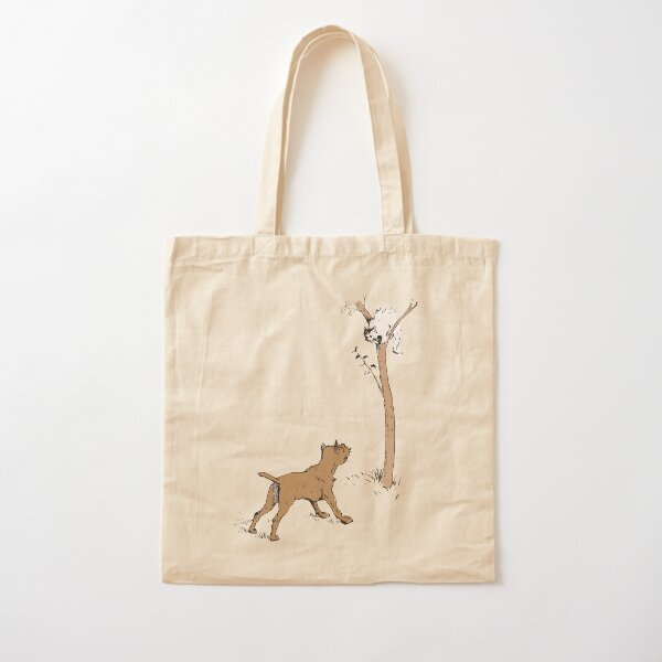 Grinning cat Cotton Tote Bag