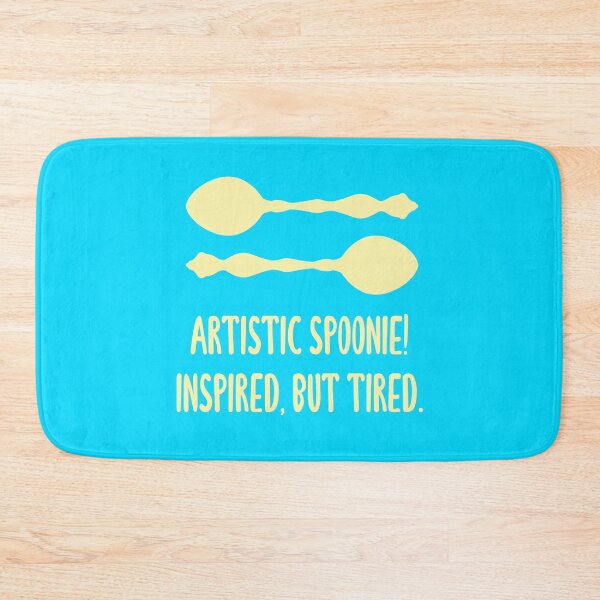 Item preview, Artistic Spoonie! Inspired, But Tired. (Light Yellow) designed and sold by KelseyLovelle.