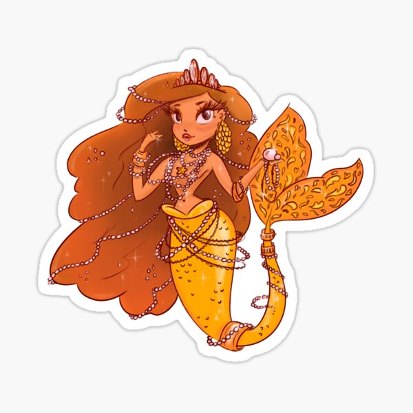 Item preview, Golden Mermaid designed and sold by Alexa Martin.
