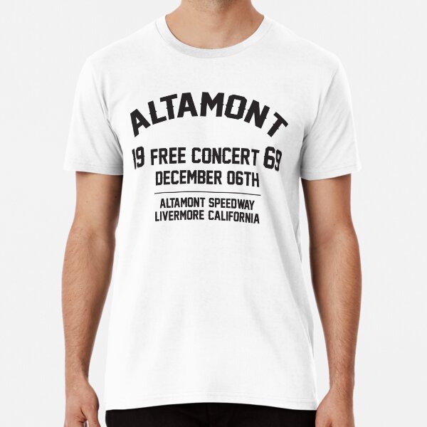 Altamont free concert Festival 1969 Premium T-Shirt