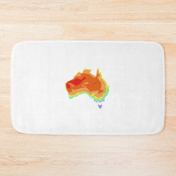 Item preview, Heat Map of Australia designed and sold by StreamlinedRB.