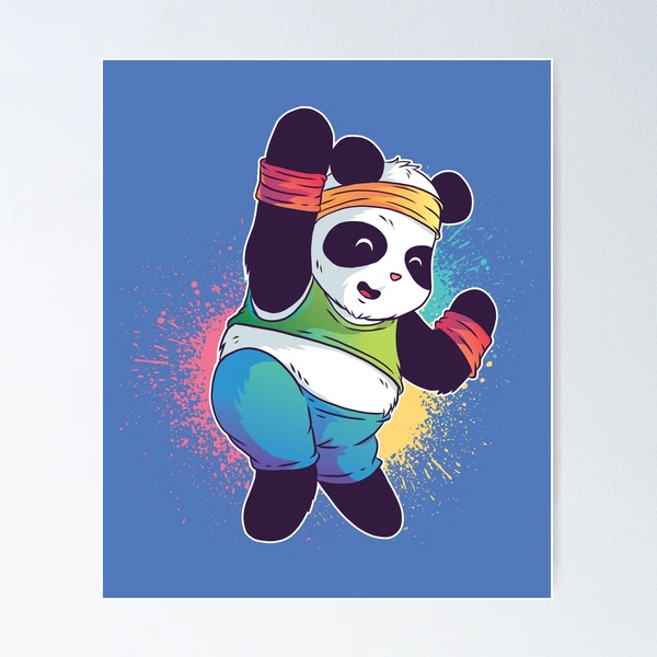 I can bear the pain, weightlifting, bear, bodybuilding, gym, teddy bear,  workout, animal lover, baby panda, bamboo, birthday gifts, body builder,  cute panda, exercise, fitness, funny panda, Poster for Sale by bimmer325