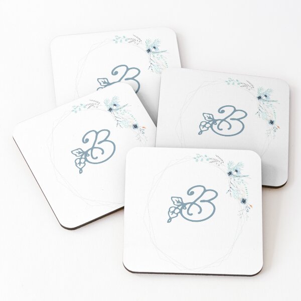 Item preview, Geometric Floral Monogram - B designed and sold by WithTheStones.