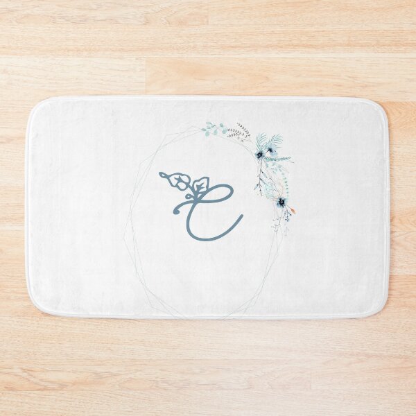 Item preview, Geometric Floral Monogram - C designed and sold by WithTheStones.