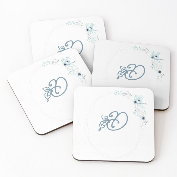 Item preview, Geometric Floral Monogram - D designed and sold by WithTheStones.