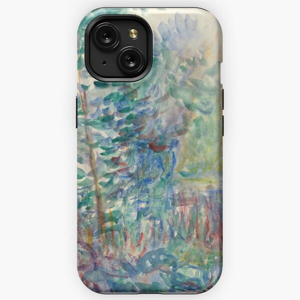 Pine forest over sea Seascape Artmif.lv iPhone XR Case by Raimond