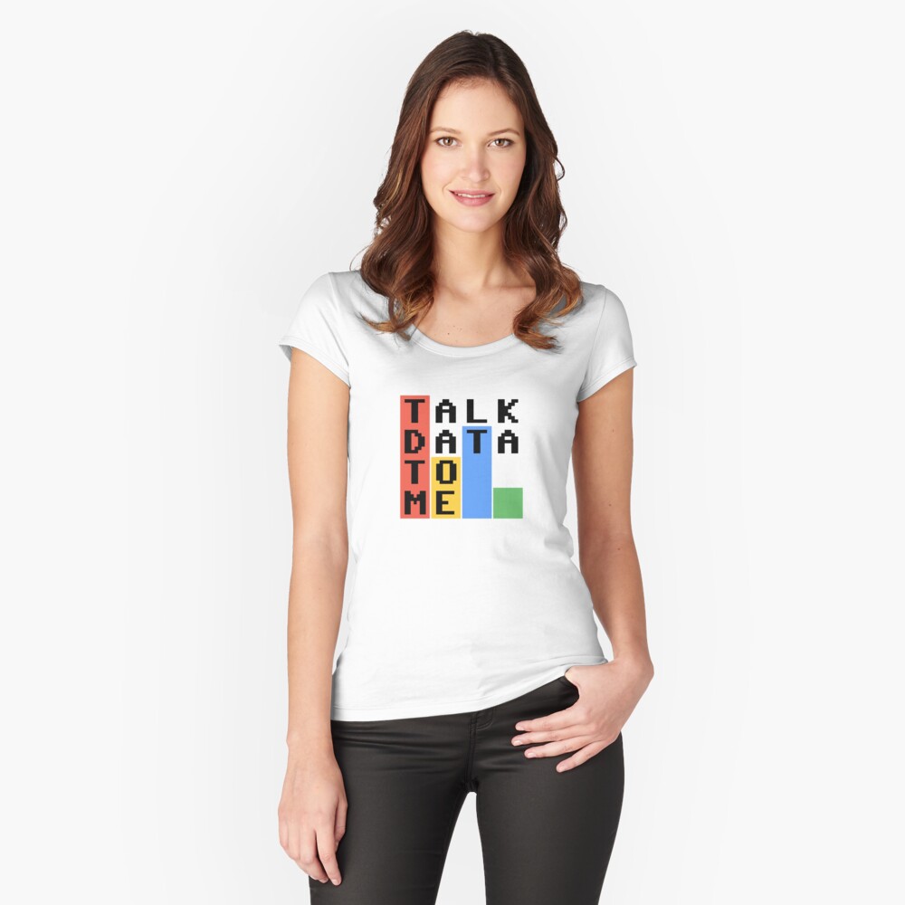 Item preview, Fitted Scoop T-Shirt designed and sold by flashman.