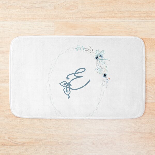 Item preview, Geometric Floral Monogram - E designed and sold by WithTheStones.