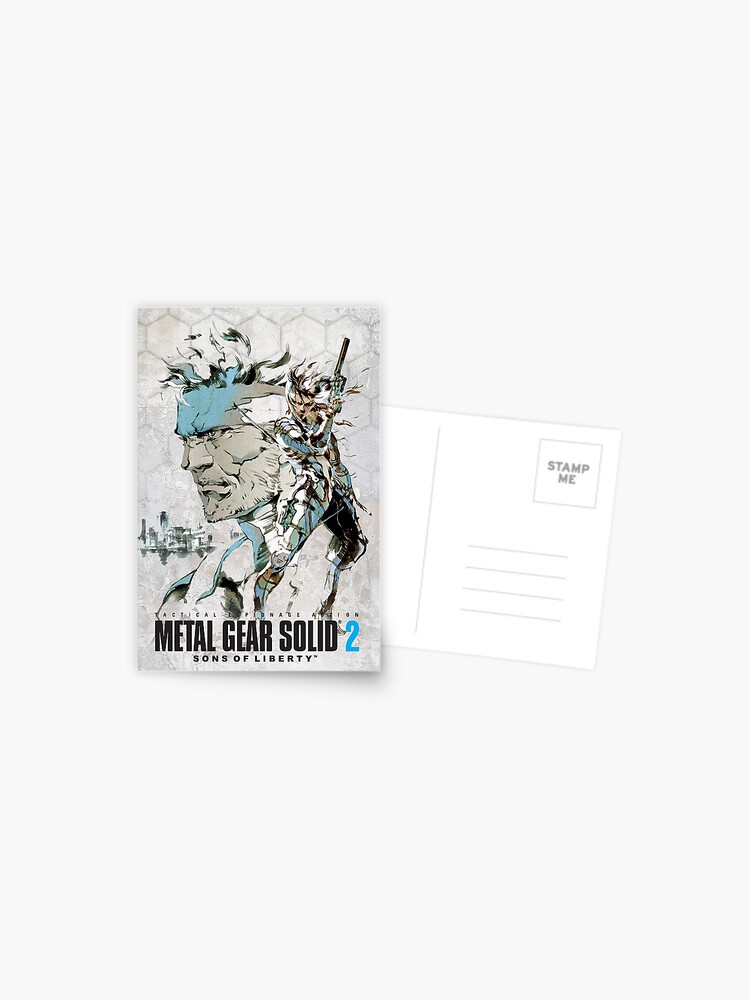 Metal Gear Solid 2 poster Postcard for Sale by PFCpatrickC