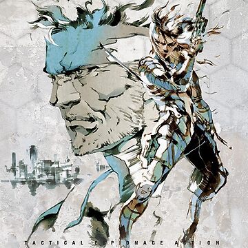 Metal Gear Solid 2 poster Postcard for Sale by PFCpatrickC