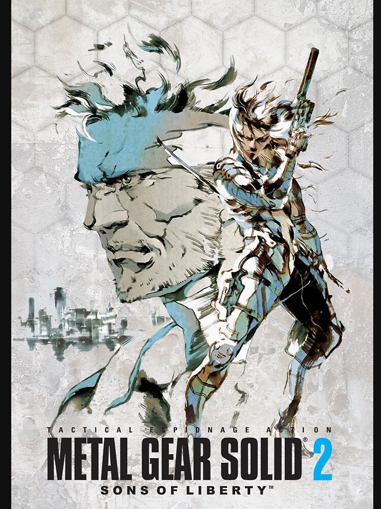 Thumbnail 7 of 7, Classic T-Shirt, Metal Gear Solid 2 poster designed and sold by PFCpatrickC.