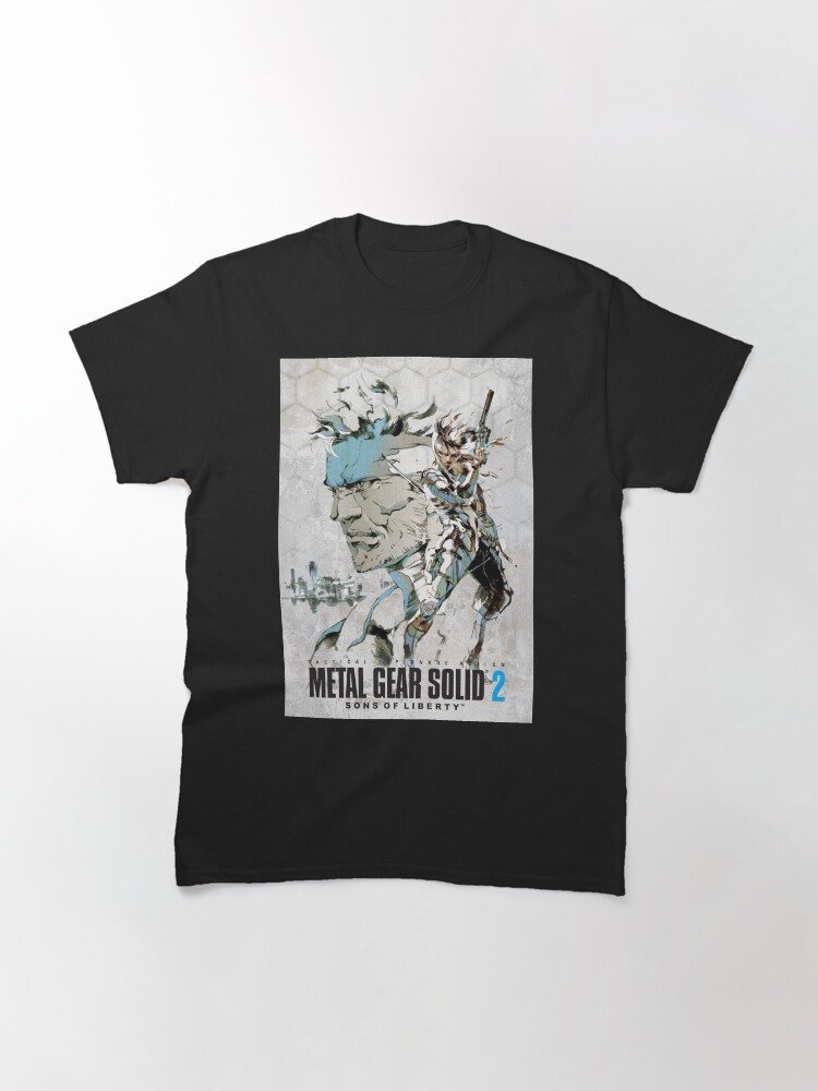 Thumbnail 3 of 7, Classic T-Shirt, Metal Gear Solid 2 poster designed and sold by PFCpatrickC.