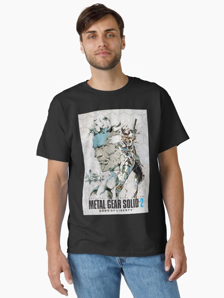 Thumbnail 1 of 7, Classic T-Shirt, Metal Gear Solid 2 poster designed and sold by PFCpatrickC.