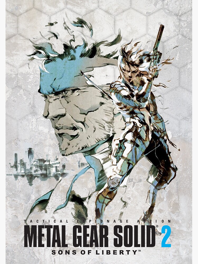 L GEAR SOLID 2 ポスター B3 Metal Gear Solid 2 poster