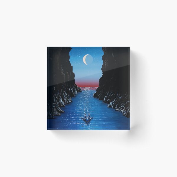 Night Drift Acrylic Block