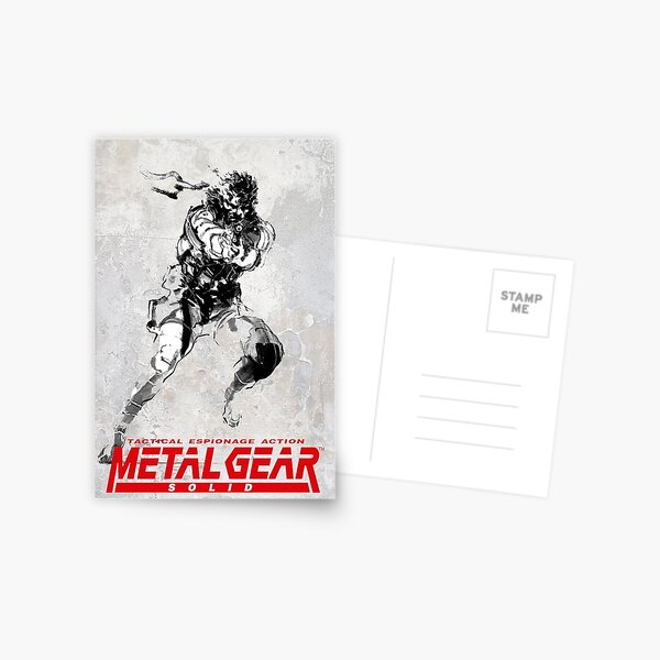Metal Gear Solid 2 poster Postcard for Sale by PFCpatrickC
