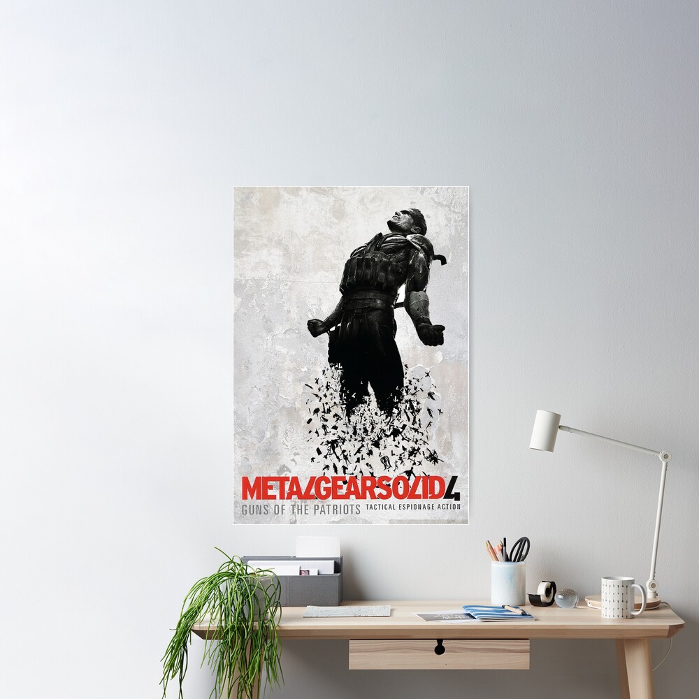 Metal Gear Solid 2 poster Art Board Print for Sale by PFCpatrickC