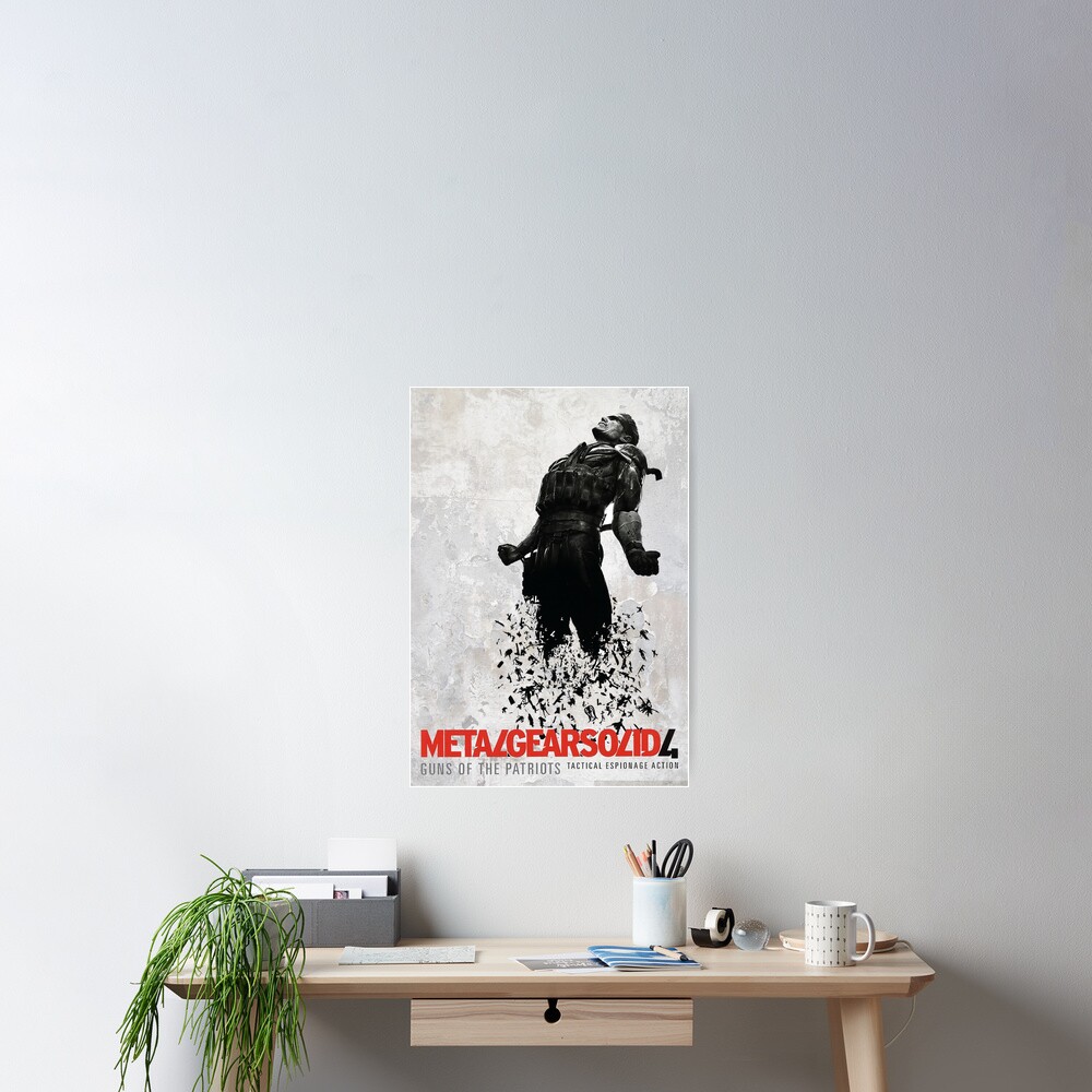 Metal Gear Solid 4 Poster Poster for Sale by PFCpatrickC