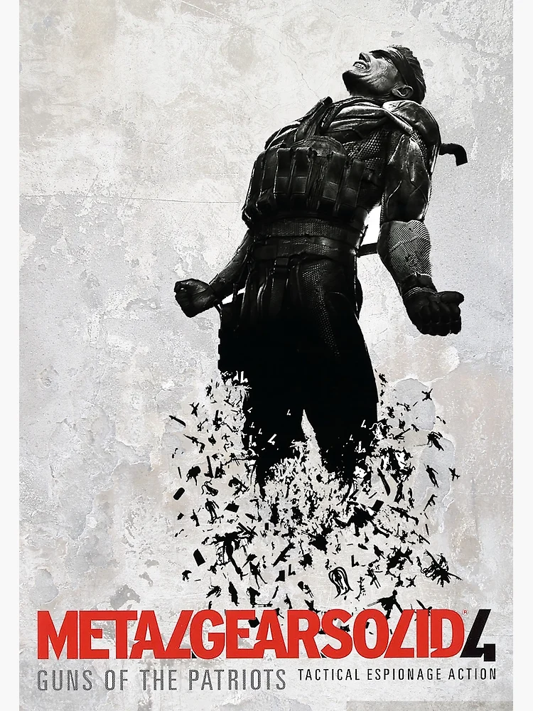 Metal Gear Solid 4 Poster Poster for Sale by PFCpatrickC