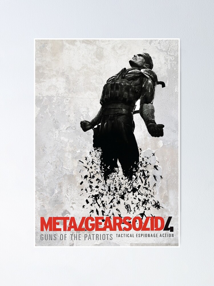 Metal Gear Solid 4 Poster Poster for Sale by PFCpatrickC